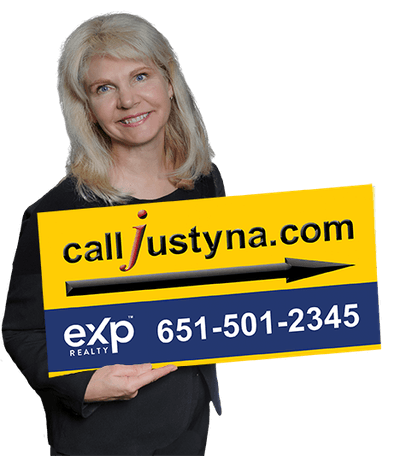Justyna Holding Sign